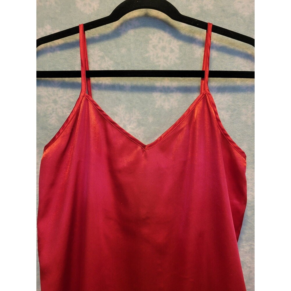 Red Slip Dress 7/9 Fairy Luscious Nightgown Lingerie Y2K
